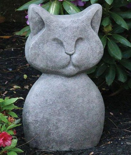 Garden Sculpture - Contemporary Cat