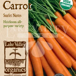 Carrot Scarlet Nantes Organic Seed Pack LV