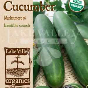 Cucumber Marketmore 76 Organic Seed Pack LV