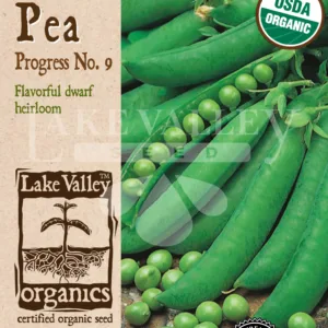 Pea Progress No. 9 Organic Seed Pack LV
