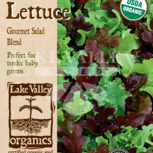Lettuce Gourmet Salad Blend Organic Seed Pack LV
