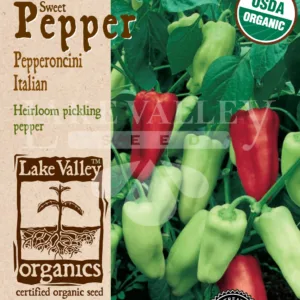 Pepper Sweet Pepperoncini Italian Organic Seed Pack LV