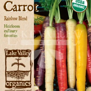 Carrot Rainbow Blend Organic Seed Pack LV