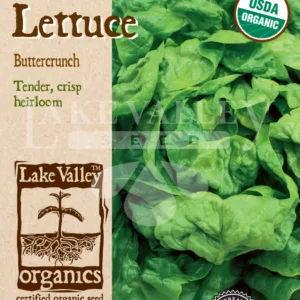 Lettuce Buttercrunch Organic Seed Pack LV