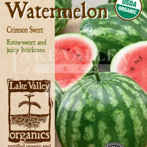 Watermelon Crimson Sweet Organic Seed Pack LV