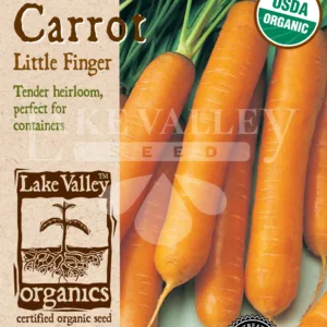 Carrot Little Finger Organic Seed Pack LV