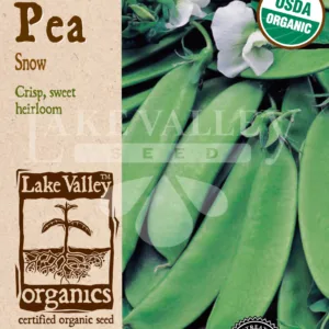 Pea Snow Organic Seed Pack LV