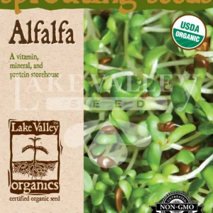 Sprouts Alfalfa Organic Seed Pack LV