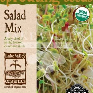 Sprouts Salad Mix Organic Seed Pack LV