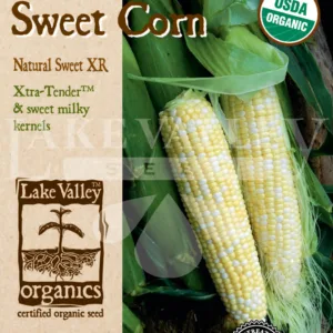 Corn Natural Sweet Organic Seed Pack LV