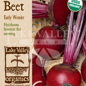 Beet Early Wonder Organic Seed Pack LV
