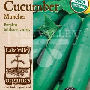 Cucumber Muncher Organic Seed Pack LV