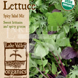 Lettuce Spicy Salad Mix Organic Seed Pack LV