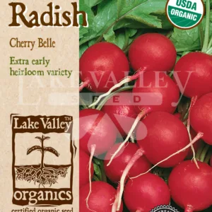 Radish Cherry Belle Organic Seed Pack LV