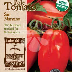 Tomato Pole San Marzano Organic Seed Pack LV