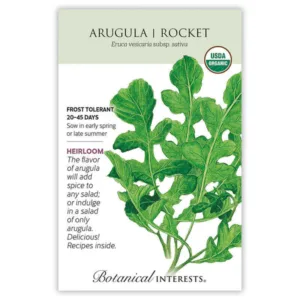 Arugula Rocket Organic Seed Pack