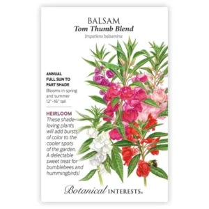 Balsam Tom Thumb Mix Seed Pack