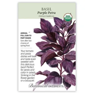 Basil Purple Petra Organic Seed Pack