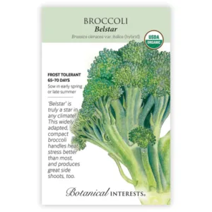 Broccoli Belstar Hybrid Organic Seed Pack