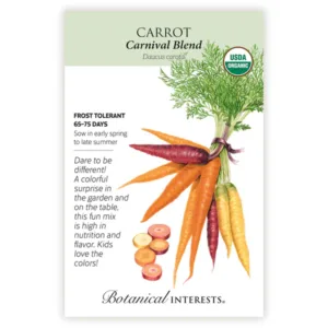 Carrot Carnival Blend Organic Seed Pack