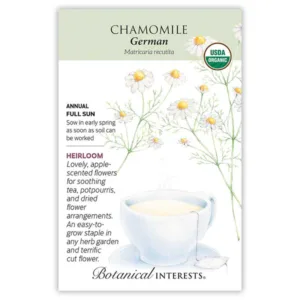 Chamomile German Organic Seed Pack