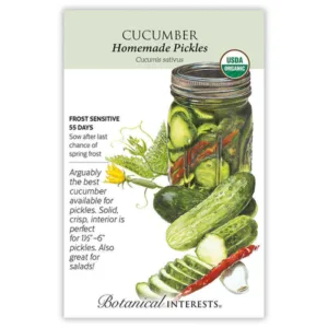 Cucumber Homemade Pickles Organic Seed Pack