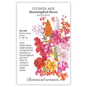 Flower Mix Hummingbird Haven Large Seed Pack