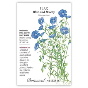 Flax Blue and Breezy Seed Pack