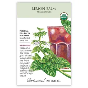 Lemon Balm Organic Seed Pack