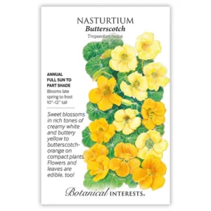 Nasturtium Butterscotch Seed Pack