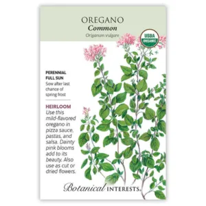 Oregano Common Organic Seed Pack