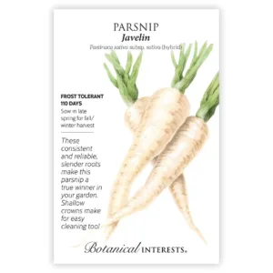 Parsnip Javelin Seed Pack