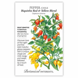 Pepper Chile Biquinho Red & Yellow Blend Seed Pack