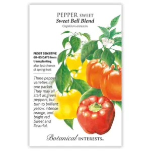 Pepper Sweet Bell Blend Seed Pack