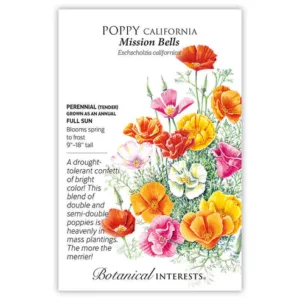 Poppy California Mission Bells Seed Pack