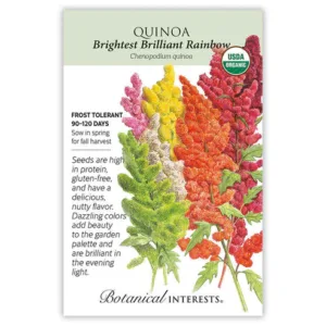 Quinoa Brightest Rainbow Organic Seed Pack