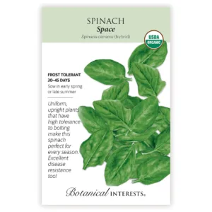 Spinach Space Organic Seed Pack