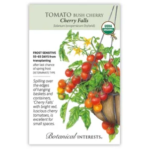 Tomato Bush Cherry Falls Organic Seed Pack