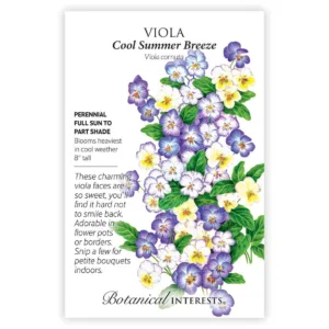Viola Cool Summer Breeze Seed Pack