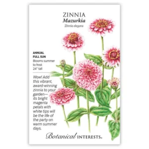 Zinnia Mazurkia Seed Pack