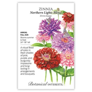 Zinnia Northern Lights Blend Seed Pack